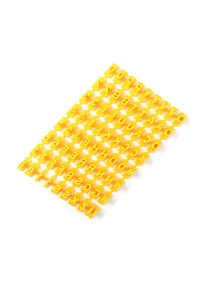 Alphabet Number Mould Yellow/Purple 12.7x1.9x1centimeter - Image 5