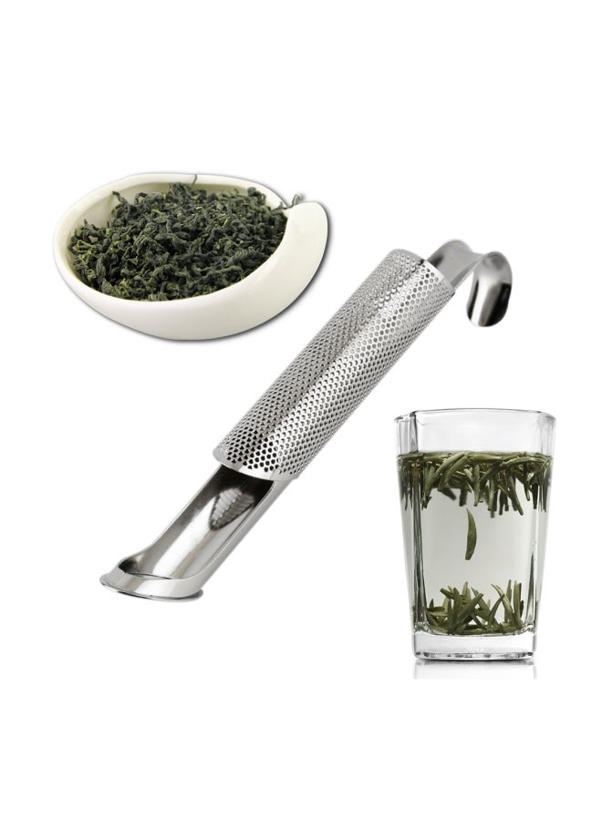 Tea Strainer Filter Diffuser Silver 8cm