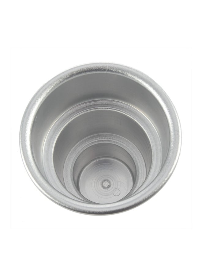 قالب خَبز مكون من 3 مستويات فضي 8x5x5Ø³Ù†ØªÙŠÙ…ØªØ± - Image 3