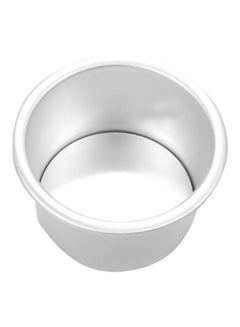 Round Shape Cake Baking Pan Silver 19.4x19.4x7.5centimeter