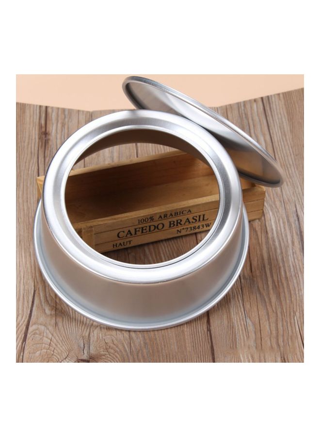 Generic - Round Shape Cake Baking Pan Silver 19.4x19.4x7.5centimeter - Image 1