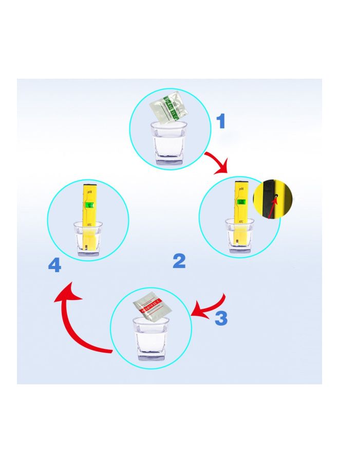 Generic Digital PH Tester Yellow/Black  - Image 4