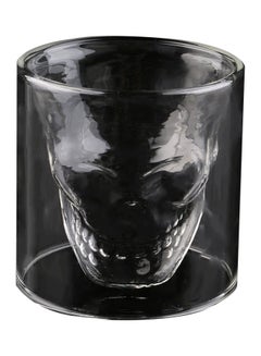 Skull Shaped Head Shot Glass Clear 4.5x4.5x5centimeter