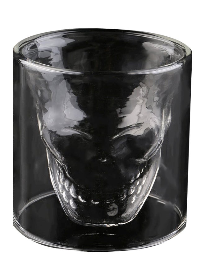 Generic - Skull Shaped Head Shot Glass Clear 4.5x4.5x5centimeter - Image 1