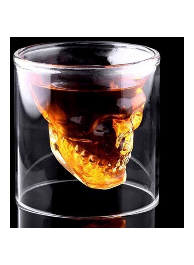 Generic - Skull Shaped Head Shot Glass Clear 4.5x4.5x5centimeter - Image 1