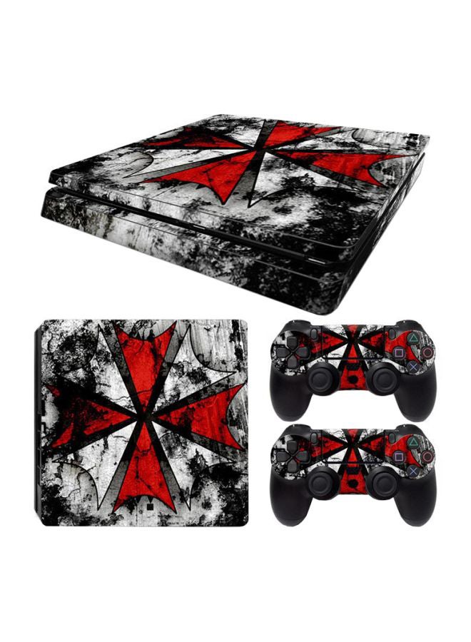 Flash Hawk Console And Controller Sticker Set For PlayStation 4 