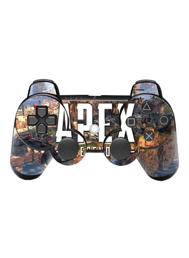 Flash Hawk Controller Skin Sticker For PlayStation 3