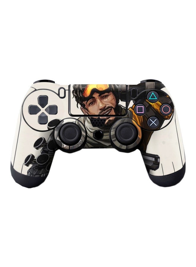 Flash Hawk Controller Skin Sticker For PlayStation 4