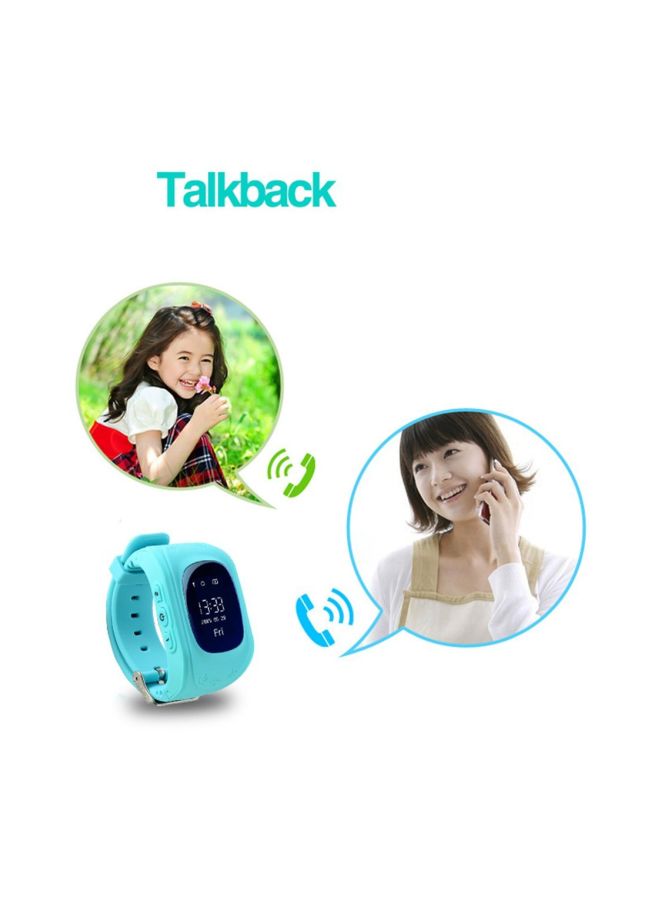 ليمفو ساعة ذكية تعمل بالبلوتوث طراز Q50 أزرق - Image 4