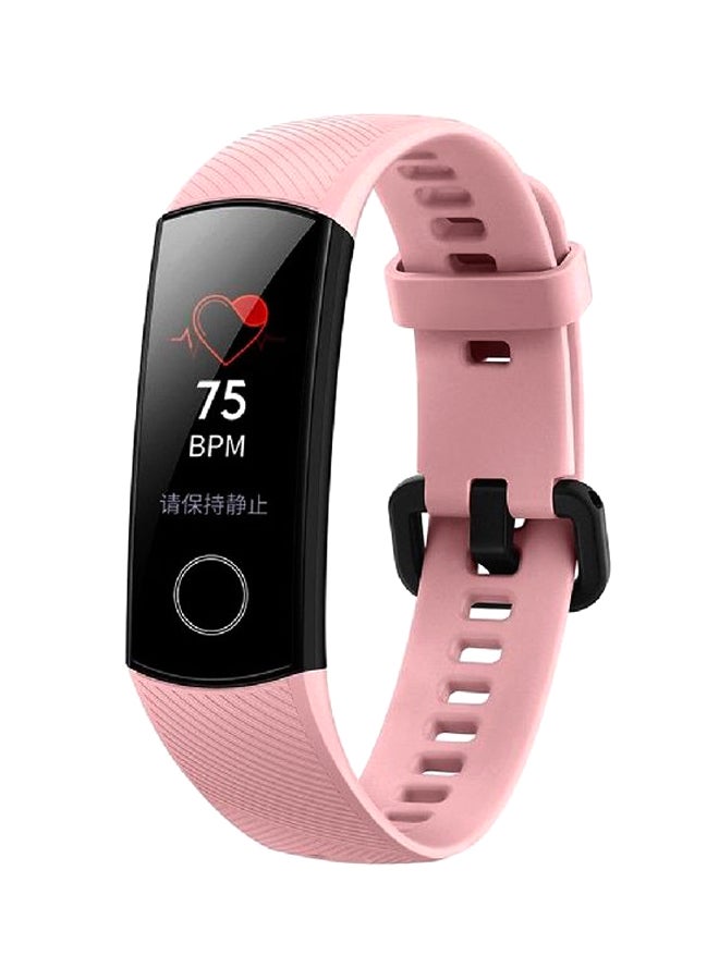 هواوي متتبع اللياقة البدنية باند 4 من هونور بشاشة أموليد تعمل باللمس وردي - Image 1