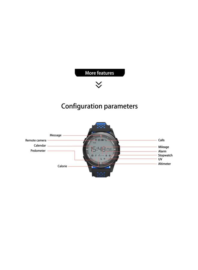 F3 Smartwatch Black/Blue/Grey - v1556471940/N24430704A_5