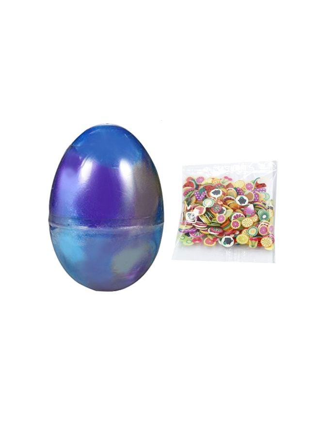 طقم عجين طين الصلصال والسلايم مع قطع فاكهة - Image 1