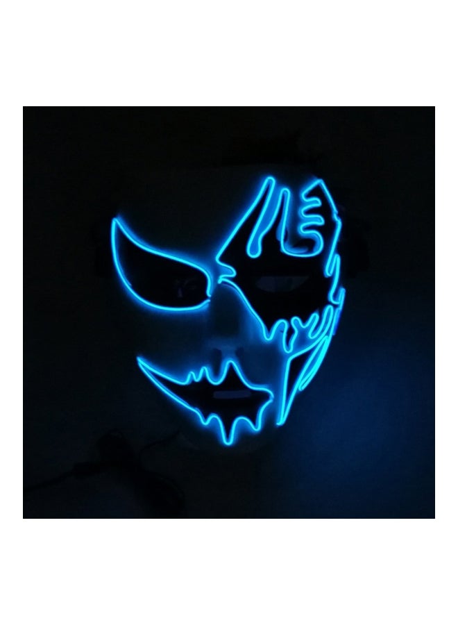 Halloween Birthday Party Mask With LED One Size - Image 3