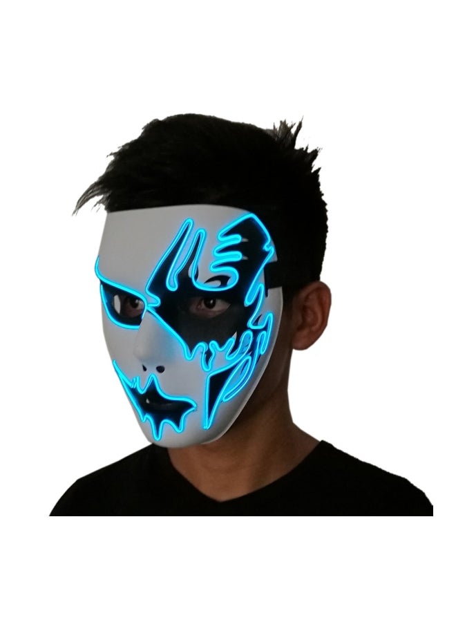 Halloween Birthday Party Mask With LED One Size - Image 5
