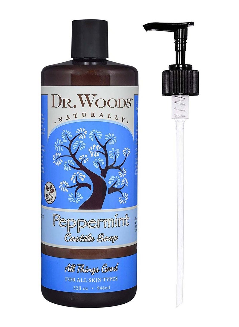 د.وودز صابون سائل بنعناع مدينة قشتالة مزود بمضخة 946ملليلتر