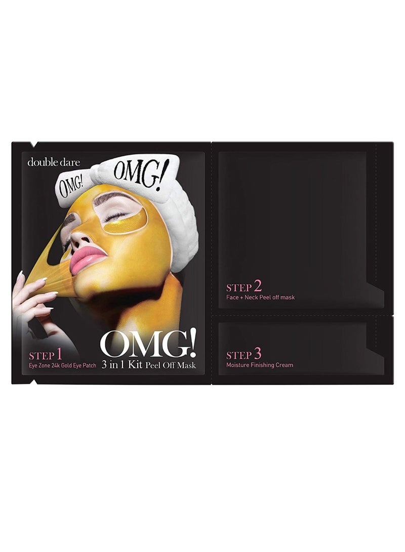 عدة ماسك تقشير 3 في 1 OMG
