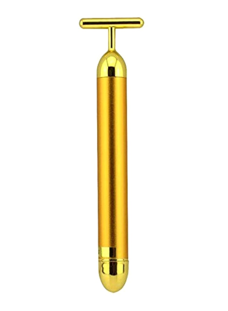 Carejoy 24K Golden Pluse T Shape Facial Roller 