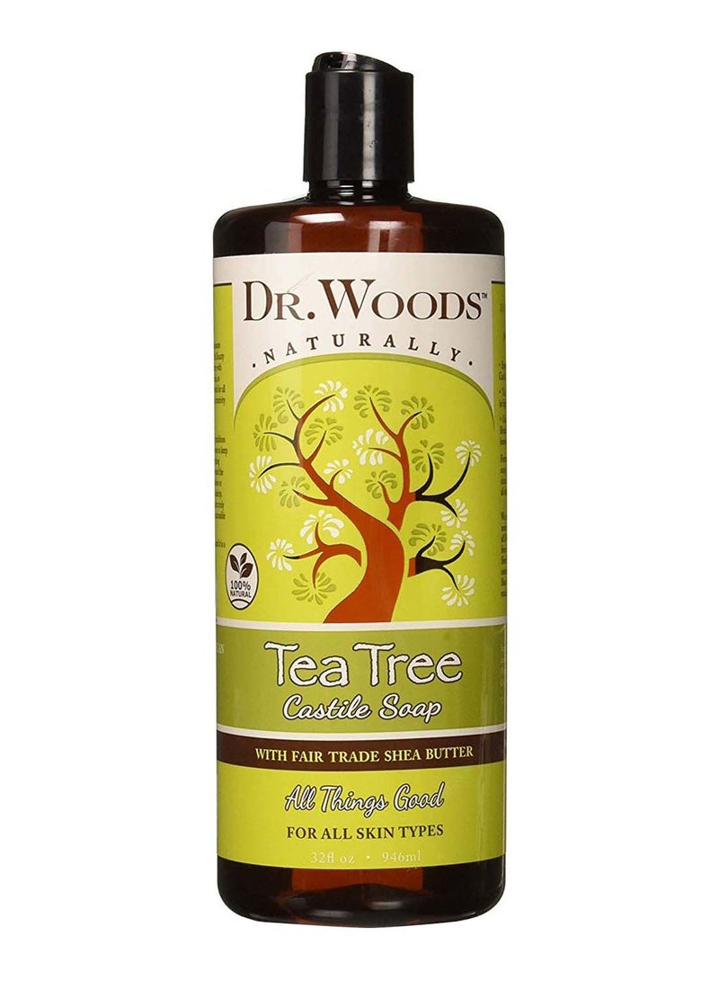 د.وودز صابون سائل قشتالي بزيت شجرة الشاي 946ملليلتر