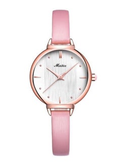 Meibin women Leather Analog Watch M1065-PRG 