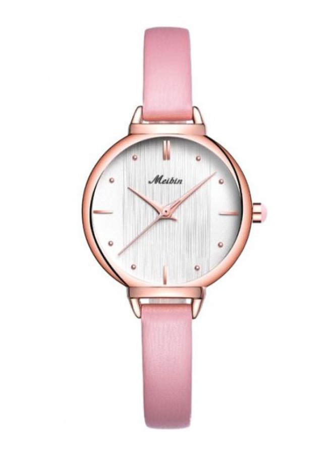 women Leather Analog Watch M1065-PRG