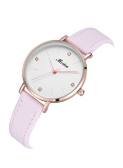 Meibin women Leather Analog Watch M1176-KRG  - Image 2
