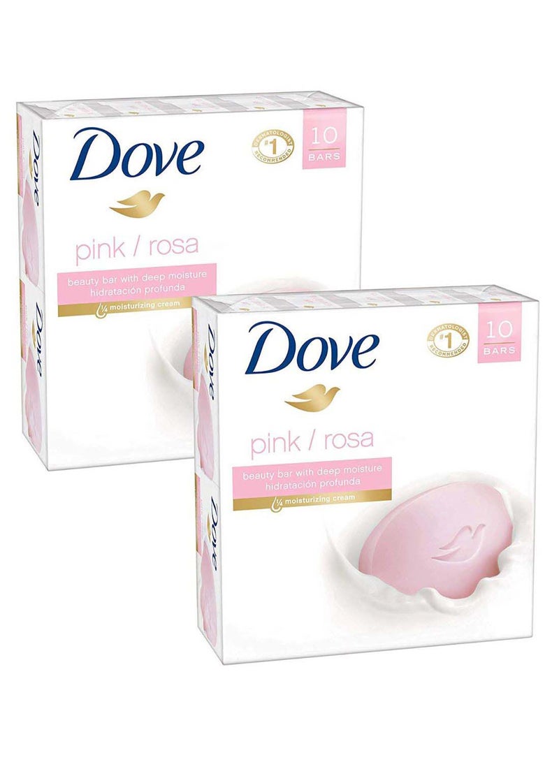 دوف مجموعة قالب الجمال الزهري من 20 قطعة 2260جرام