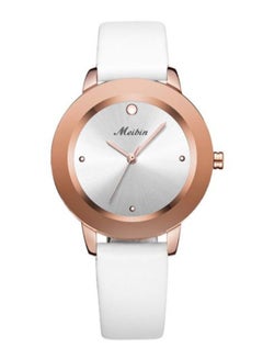 Meibin Women's Leather Analog Watch M1200-WRG 