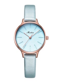 Meibin women Leather Analog Watch M1068-BLRG 