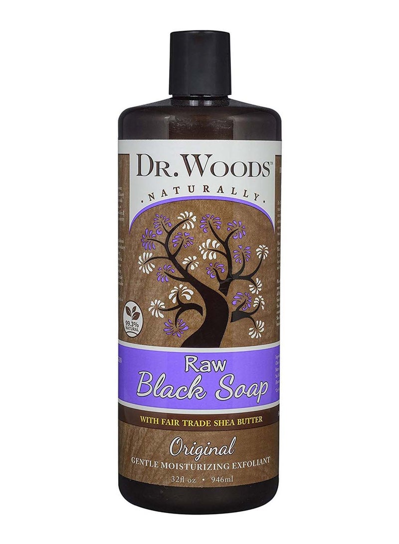 د.وودز صابون سائل خام أسود 946ملليلتر