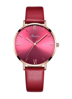 Meibin women Leather Analog Watch M1132-RRG 