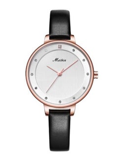 Meibin women Leather Analog Watch M1080-BRG 