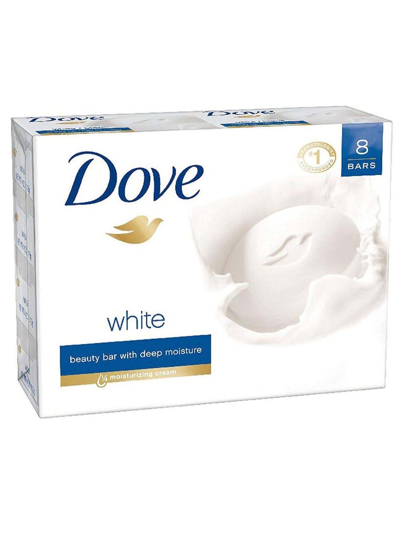 مجموعة تضم 24 لوح صابون الجمال بلون أبيض