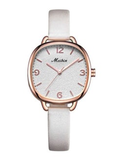Meibin Women's Leather Analog Watch M1076-WRG 