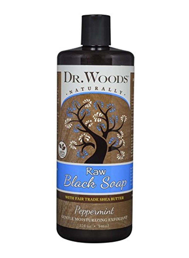 Raw Black Peppermint Liquid Soap 946ml