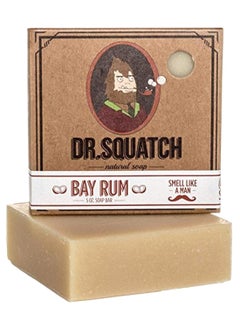 Dr. Squatch Bay Rum Natural Bar Soap 