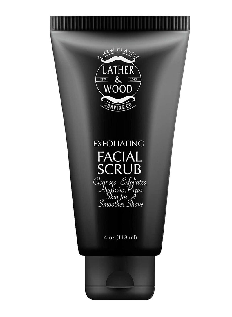 Lather & Wood Shaving Co. Exfoliating Facial Scrub 118ml