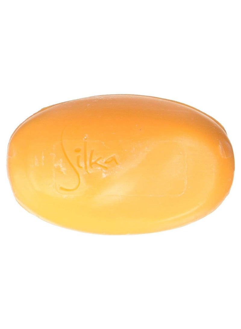 Silka 3-Piece Papaya And Herbal Soap Orange 135grams