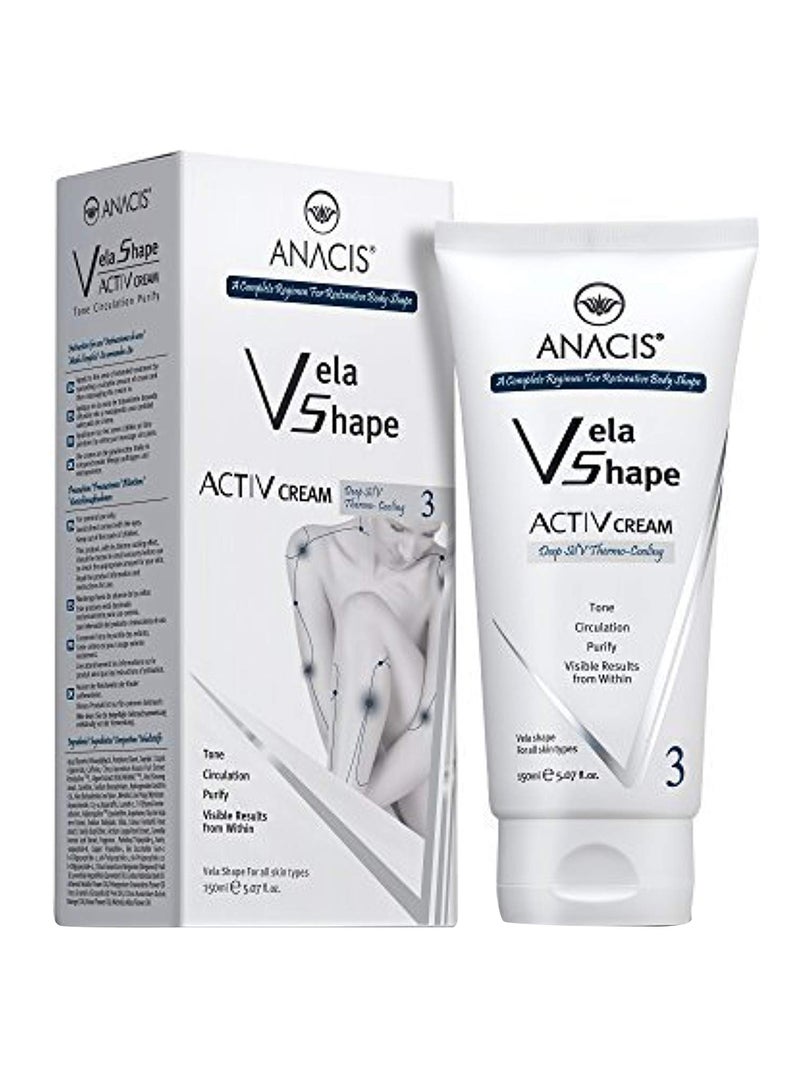 Anacis Body Cellulite Control Active Skin Toning Cream White