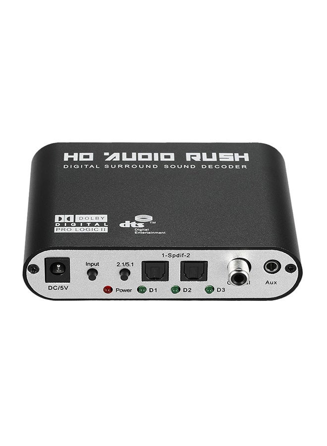 Generic - Digital Audio Sound Decoder For DTS/AC-3 Black - Image 1
