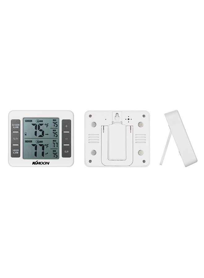 KKmoon Handheld LCD Digital Voltage Diode Temperature Resistance  Current Meter White 0.171kg  - Image 4