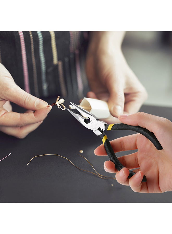 LODESTAR Japan Type High-Carbon Steel Plastic Nippers Long Nose Plier Black 5inch - Image 4