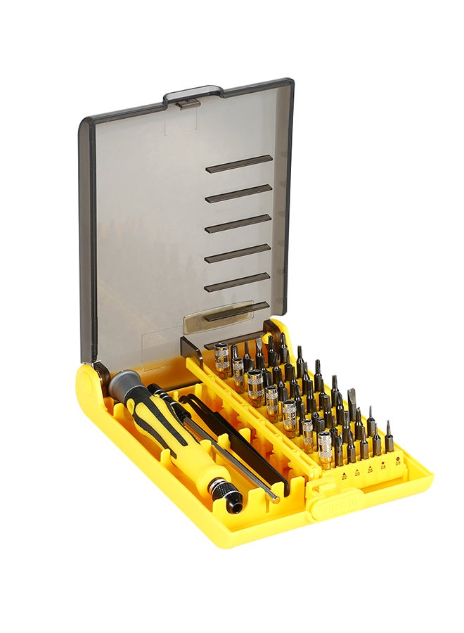 45-Piece Precision Screwdriver Tool Set Multicolour 0.308kg