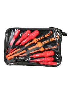 9-Piece Multi-Functional Insulated Magnetic Screwdrivers Set Multicolour 0.85kg