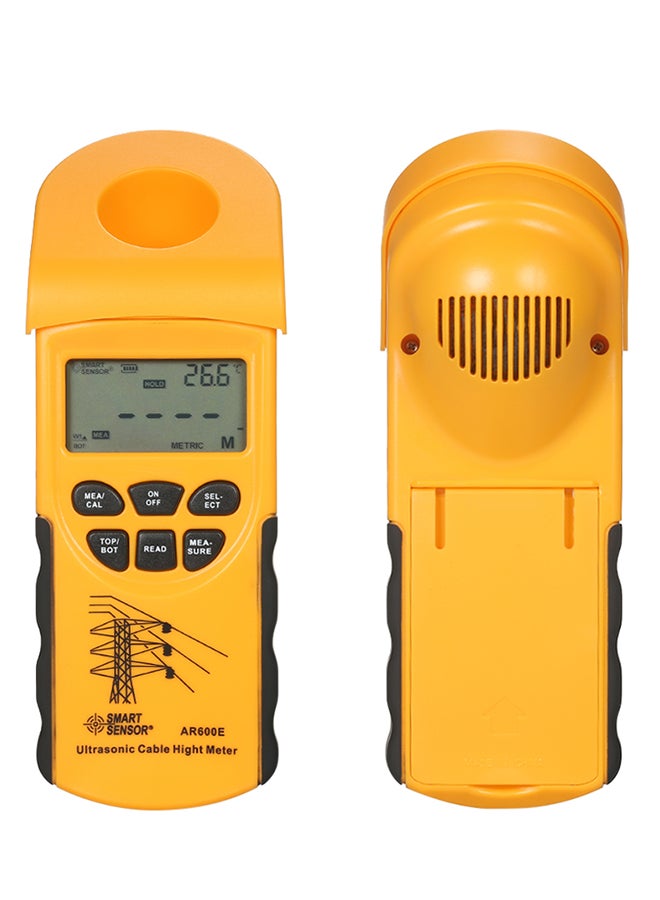 SMART SENSOR Handheld LCD Digital Voltage Diode Temperature Resistance  Current Meter Yellow 0.887kg 