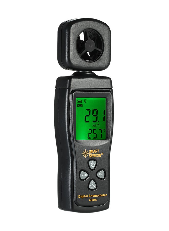 SMART SENSOR Handheld LCD Digital Voltage Diode Temperature Resistance  Current Meter Black 0.117kg 