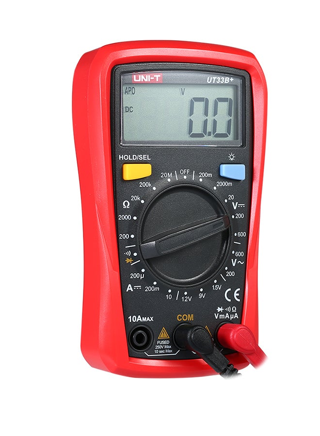 Handheld LCD Digital Multimeter Red 0.296kg - v1556524678/N24568147A_1