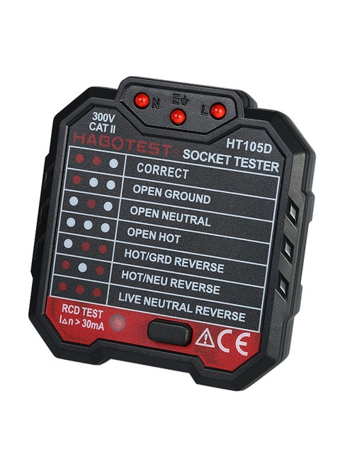 Handheld LCD Digital Voltage Diode Temperature Resistance  Current Meter Black 0.081kg