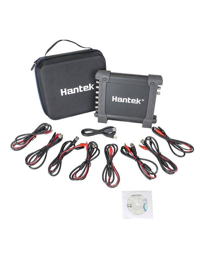 Hantek Multi-Functional Handheld Lcd Digital Voltage Current Meter Temperature Resistance Diode Tester Dark gray 1.498kg