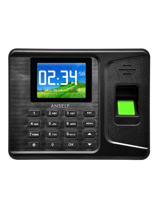 Biometric Fingerprint Reader With LED Display Black 0.474kg