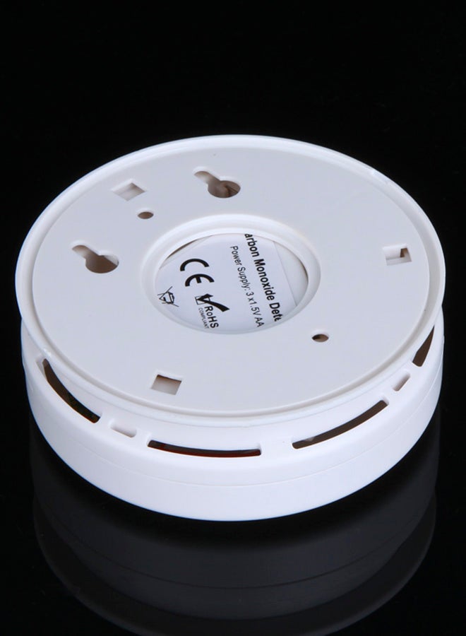 KKmoon - LCD CO Carbon Monoxide Poisoning Sensor Monitor Alarm Detector white 0.118kg - Image 1